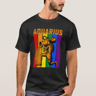 LGBTQ Aquarius Zodiac Sign Vintage Astrology T-Shirt