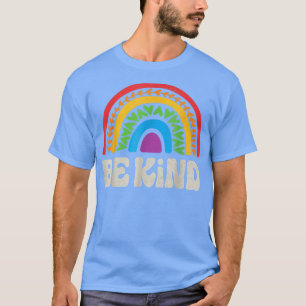 LGBTQ Be Kind Gay Pride LGBT Ally Rainbow Flag T-Shirt