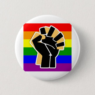 LGBTQ Black Ally 6 Cm Round Badge