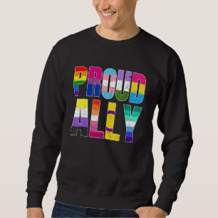 Lgbtq Black Pride Proud Ally Lesbian Gay Bi Trans  Sweatshirt