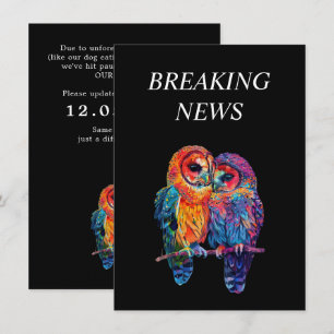 LGBTQ+ Breaking News funny Eternal Unity Enclosure Card