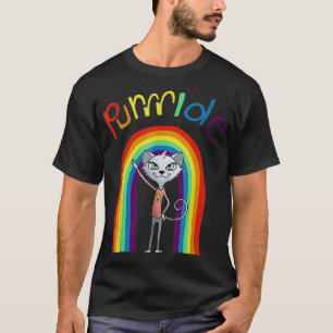 LGBTQ Cat Pride Cute Kitten Pride for Gay Lesbian T-Shirt
