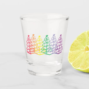 LGBTQ Christmas Shot Glass