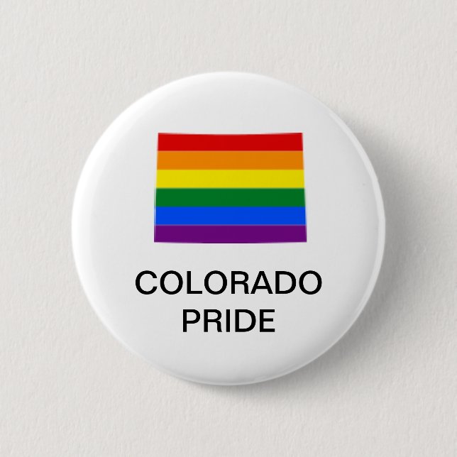 LGBTQ COLORADO PRIDE BUTTON (Front)