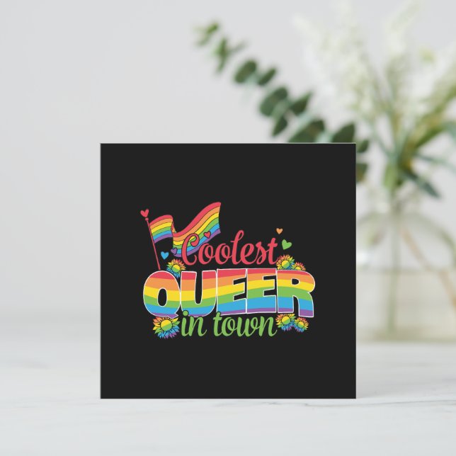 LGBTQ - Coolest Queer In Town (Standing Front)