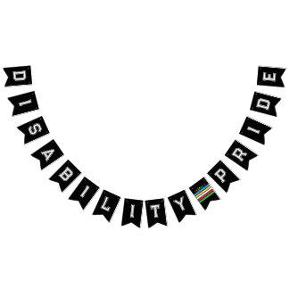 LGBTQ Disability Pride Rainbow Bunting