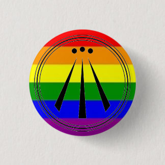 LGBTQ Druid 3 Cm Round Badge