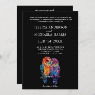 🌈 LGBTQ Eternal Unity wedding  Invitation