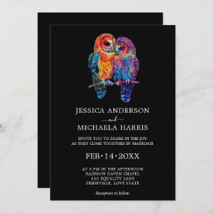 🌈 LGBTQ Eternal Unity wedding  Invitation
