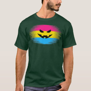 LGBTQ Fall Halloween Panseual Pumpkin Jack O Lante T-Shirt