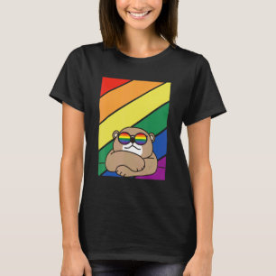LGBTQ Flag Gay Pride Month Rainbow Bear With LGBT  T-Shirt