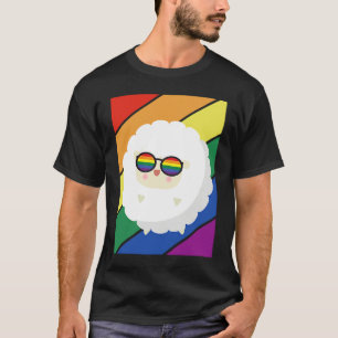 LGBTQ Flag Gay Pride Month Rainbow Sheep With LGBT T-Shirt