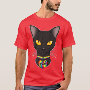 LGBTQ Flag I Gay Pride Flag I Bombay Cat T-Shirt