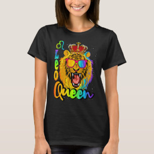 Lgbtq Flag Leo Rainbow Lips T-Shirt