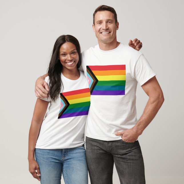 LGBTQ Flag  T-Shirt (Unisex)