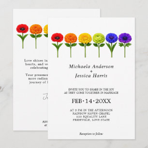 🌈 LGBTQ Flourish Together  – Classic Invitation