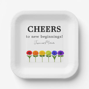 LGBTQ+ Flourish Together Paper Plate