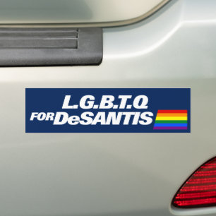 LGBTQ For DeSantis 2024 Bumper Sticker