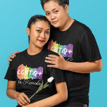 LGBTQ for Kamala Rainbow Gay Pride T-Shirt<br><div class="desc">LGBTQ  for Kamala Harris t-shirt in cool rainbow to show the gay pride community support for the democrat presidential election nominee in 2024. Kamala Harris and Tim Walz will help with equality,  lgbt rights,  and laws to support freedom for queer Americans.</div>