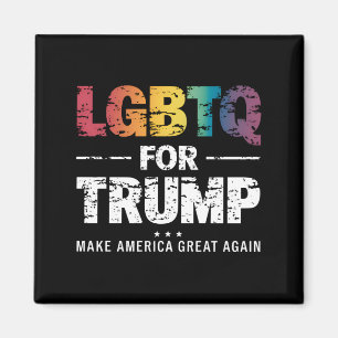 LGBTQ FOR TRUMP GAY LESBIAN FOR TRUMP 2024  MAGNET