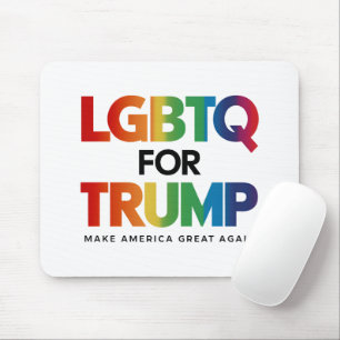 LGBTQ FOR TRUMP GAY LESBIAN FOR TRUMP 2024 MOUSE MAT