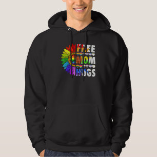 LGBTQ Frees Mom Hugs Gay Pride LGBTQ Rainbow Mothe Hoodie