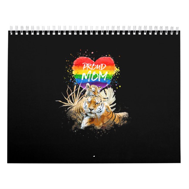 LGBTQ Gay And Lesbian Pride Mama Tiger Calendar (Cover)
