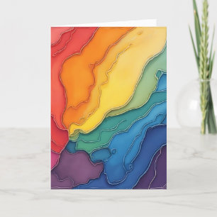 lgbtq gay inside my soul thank you card