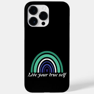 LGBTQ Gay Man Flag: Live your true self Case-Mate iPhone 14 Pro Max Case