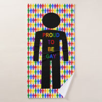 LGBTQ Gay Man Silhouette and Rainbow Men