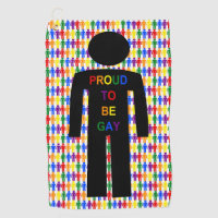 LGBTQ Gay Man Silhouette and Rainbow Men