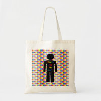 LGBTQ Gay Man Silhouette and Rainbow Men