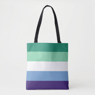 LGBTQ Gay Men Pride Flag Tote Bag