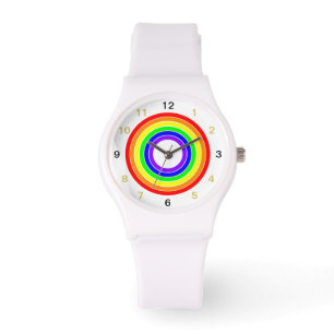 LGBTQ GAY PRIDE RAINBOW COLORS TIME FOR EQUALITY WATCH
