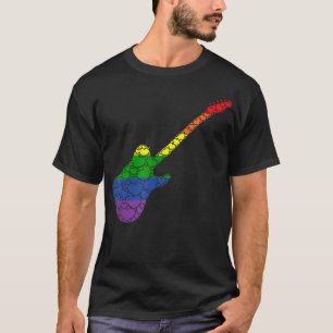 LGBTQ Gay Pride Rainbow Flag Love Heart - Electric T-Shirt