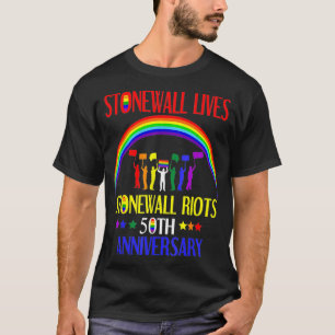 LGBTQ Gay Pride Stonewall Riots Anniversary Rainbo T-Shirt