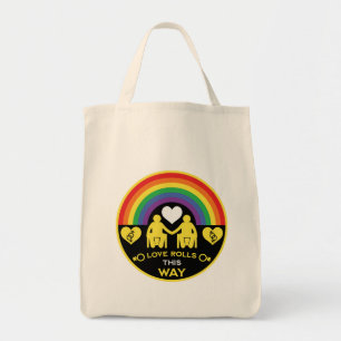 LGBTQ  Gay Wheelchair Disability Pride Tote Bag