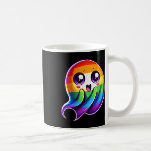 Lgbtq Ghost Rainbow Gay Pride Funny Coffee Mug