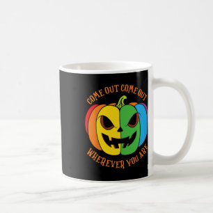 Lgbtq Halloween Pumpkin Coffee Mug