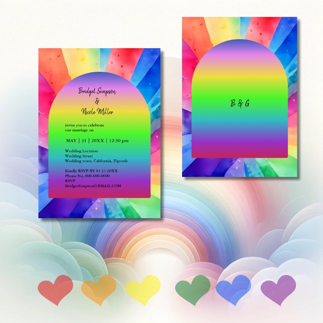 lgbtq human rights wedding Invitation (Creator Uploaded)