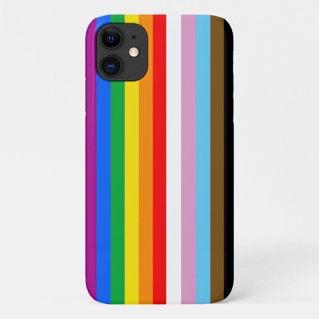 LGBTQ+ INCLUSIVE PRIDE FLAG Case-Mate iPhone CASE (Back)