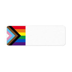 Lgbtq inclusive rainbow gay pride flag blank