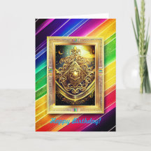 LGBTQ Jewish Birthday Card