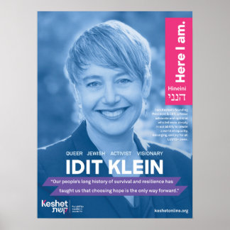LGBTQ Jewish Heroes: Idit Klein Poster