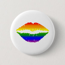 LGBTQ Kiss Lips Rainbow