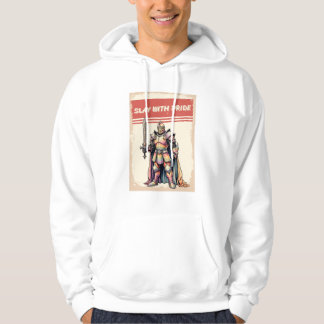 LGBTQ Knight Vintage Rainbow  Hoodie