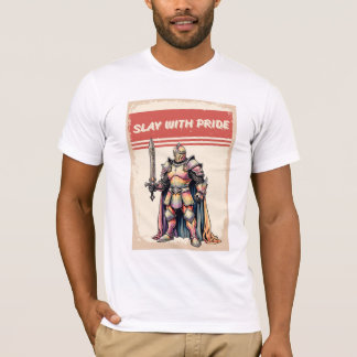LGBTQ Knight Vintage Rainbow T-Shirt
