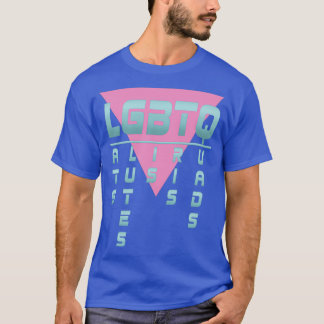 LGBTQ Lats Glutes Bis Tris Quads  T-Shirt