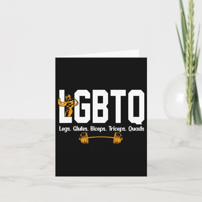 Lgbtq Legs  Card (Front)