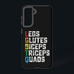LGBTQ Legs Glutes Biceps Triceps Quads Funny Gym Samsung Galaxy Case<br><div class="desc">LGBTQ Legs Glutes Biceps Triceps Quads Funny Gym</div>